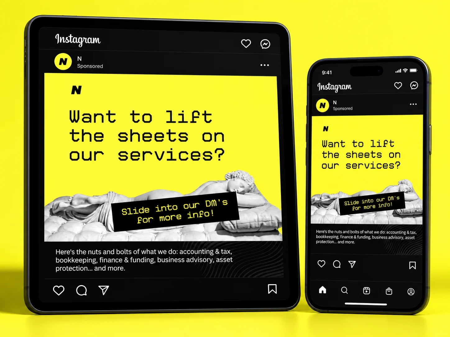 Naked Accounting: Instagram ads