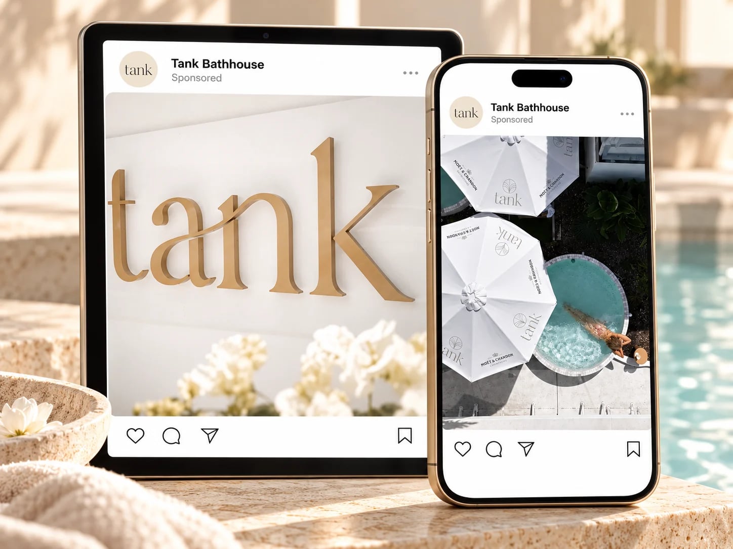 Tank Bathhouse: Instagram ads