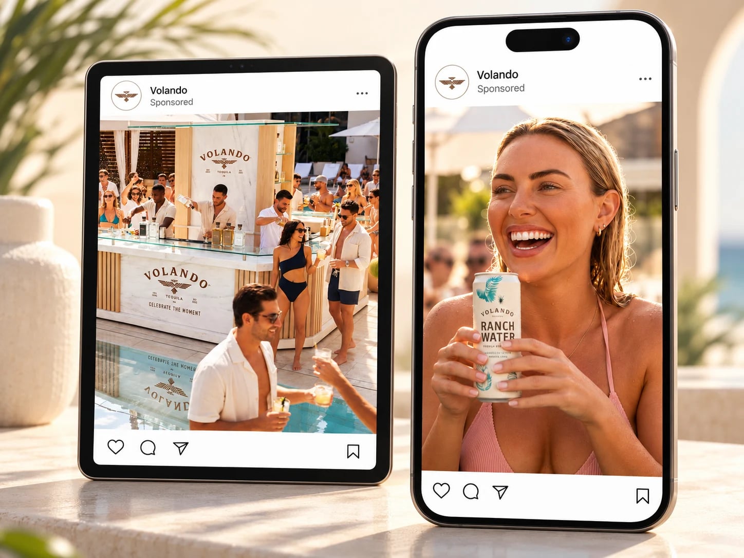 Volando Tequila: Event and product ads for Instagram